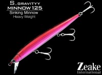 ZEAKE S_Gravityy Minnow 125 # SGM25007 Flash Pink Glow Belly