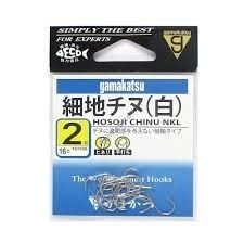 GAMAKATSU Hosoji Chinu [White] #2 (16pcs)
