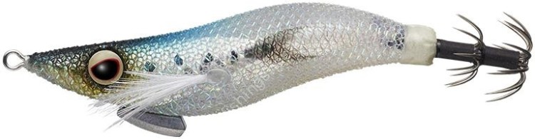 EVERGREEN Egi Bancho 2.5 Fune SP #0904HS Blue Small Iwash Holo Silver