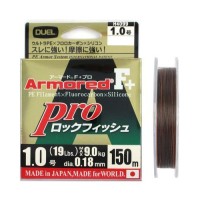 DUEL Armored F+ Pro Rockfish [Dark Brown w/Orange Markings] 150m #1 (19lb)