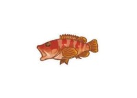 HISAO DESIGN Sticker #Red Grouper