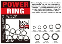 VARIVAS (AH8) Avani ocean works Power Ring #4.0mm 40lb (16pcs)