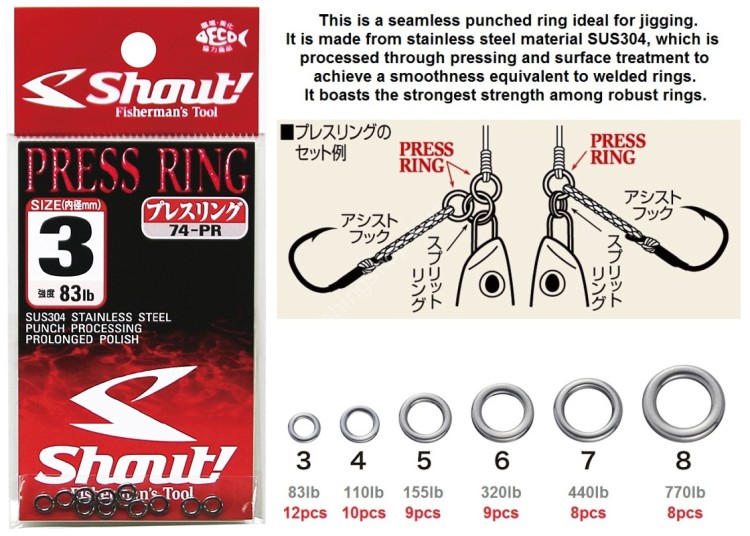 SHOUT! 74-PR Press Ring #4