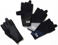 DAIWA DG-7325W Titanium Alpha Gloves 3 Cuts [Black] L