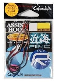 GAMAKATSU Assist Hook Kinkai Type R Short #1/0