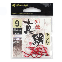 Marufuji Z-050 Red sea bream Tenya Exclusive use Daughter Hook No.9 Red