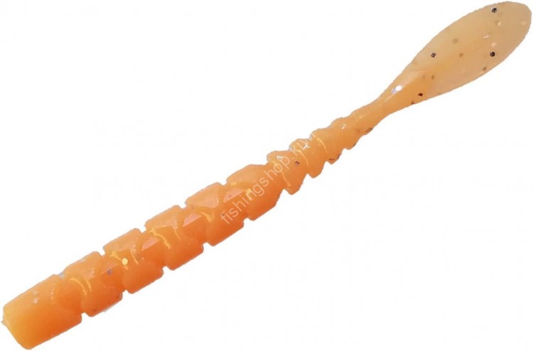 MUSTAD Aji Worm Fla-Fla 2" #008 Orange Luminous