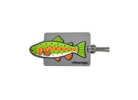 STREAM TRAIL IC Card Case #Rainbow Trout Gray