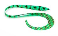 RISE JAPAN Namidama Necktie Thick Short Curly #NF13 Green Gold Dot