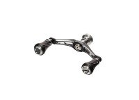 DRESS Custom Handle-W Vertex For DAIWA 100mm #Gunmetal