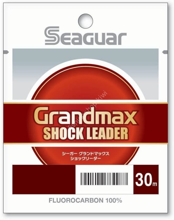 KUREHA Seaguar Grand Max Shock Leader [Clear] 30m #1.5 (9lb)