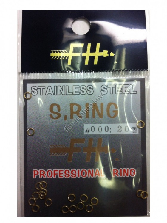 FIELD HUNTER STAINLESS SPLIT RING GOLD #000