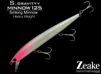 ZEAKE S_Gravityy Minnow 125 # SGM25008 Pink Head Glow
