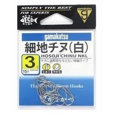 GAMAKATSU Hosoji Chinu [White] #3 (15pcs)