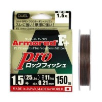 DUEL Armored F+ Pro Rockfish [Dark Brown w/Orange Markings] 150m #1.5 (25lb)