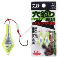DAIWA Anazurisenka Jikabura-SS No.4 #Yellow Chart Holo