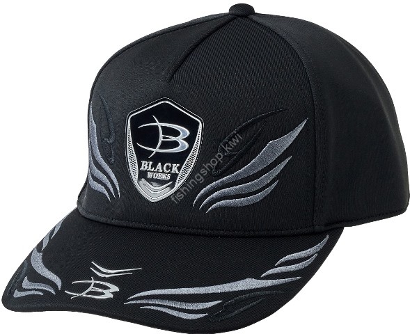 GAMAKATSU GM9015 Patch Cap Black Works (Black) L