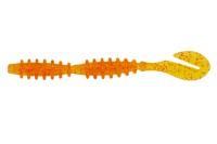 JACKALL BinBin Worm Trailer Tai Worm ViVi #F056 Shrimp Orange