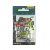 Yarie 616 Mebary Fast-forward 3.0g Lead color No.6 Hook