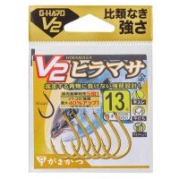 GAMAKATSU 68787 G-Hard V2 Hiramasa (Keimura Silver) #16 (5pcs)