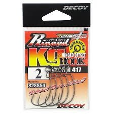 DECOY Ringed KG Hook Worm417 [NS Black] #2 (5pcs)