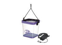 PROX Clear Square Bucket 21cm PX681421P #Purple