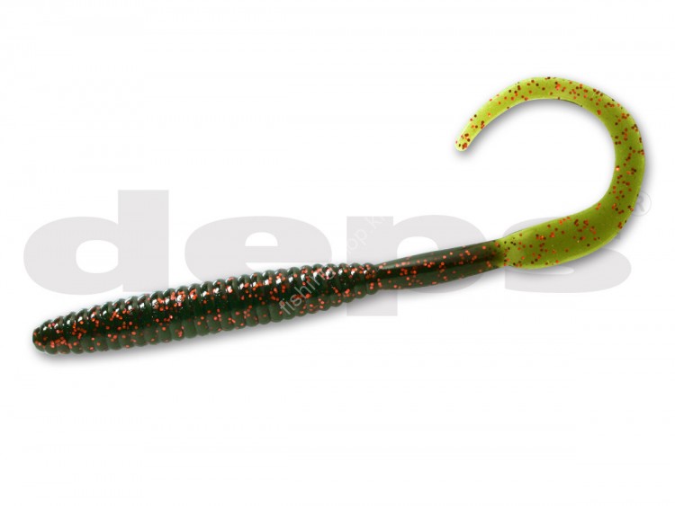 DEPS Deathadder Jumbo Curly 7" 30 Watermelon Red Flake