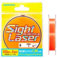 SHIMANO CL-L75Q Sight Laser EX Ester [Sight Orange] 240m #0.25 (1.3lb)