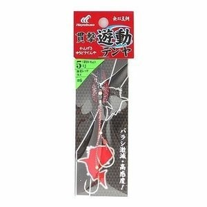 HAYABUSA SE105 Penetration Floating Tenya No.5 #06 Shrimp Red Glitter