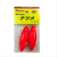 Fujiwara Colour Sinker Jujube No.30 Fluorescent Red