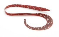 RISE JAPAN Namidama Necktie Thick Short Curly #NF14 Ika Glow Dot