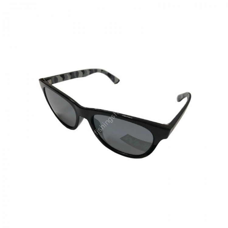 RAD SENSE RAD0102 Rad Sunglasses Set Shiny Black Silver Mirror