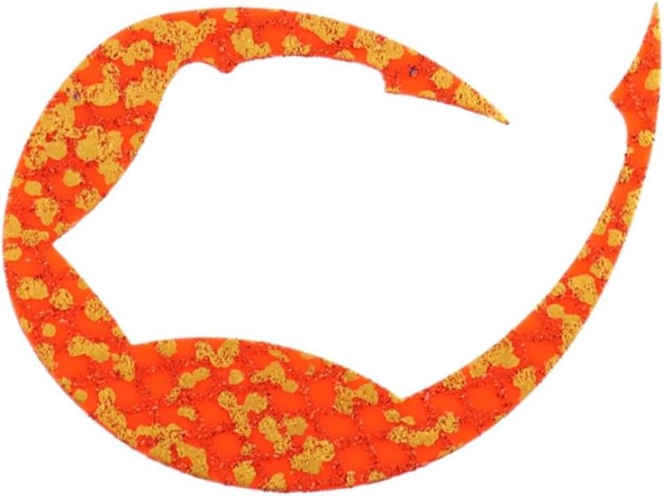 DAIWA Kohga Silicone Necktie Pas De Chat M #Gold Mesh Orange