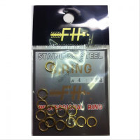 Field Hunter stainless steel split ring Gold #4