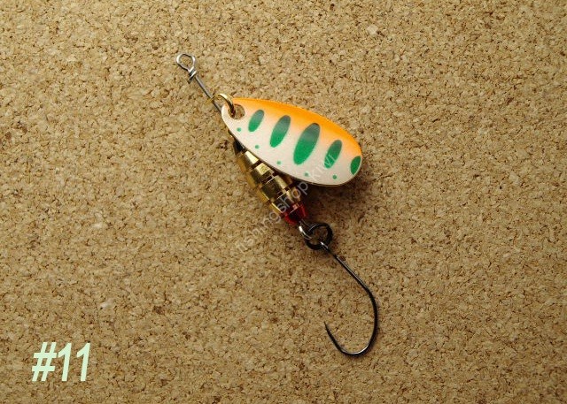 RIVER OLD Satellite. Toopeedo 2.8g #11 FL Orange・Metallic Green Yamame