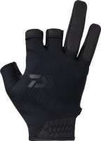 DAIWA DG-6523W Cold Protection Game Gloves 3 Pieces Cut (Black) S