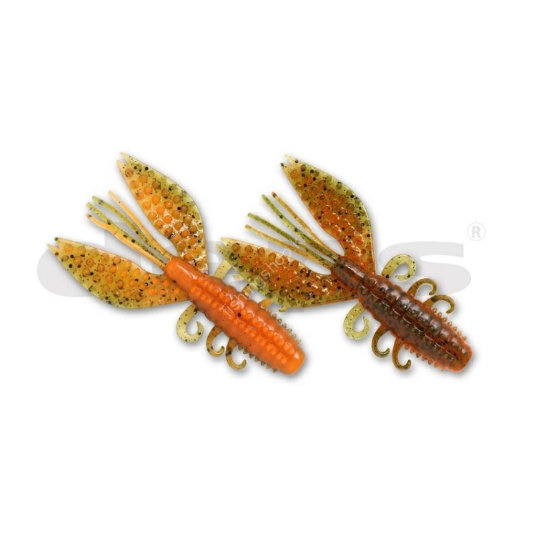 DEPS Spiny Craw 3.5'' #51 Green Pumpkin Orange