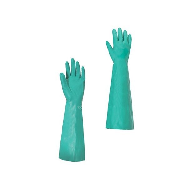 HANSHIN TG-953 Nitrile Gloves Long L Green