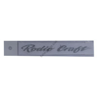 RODIO CRAFT Real Carbon Pattern Sticker Small Silver