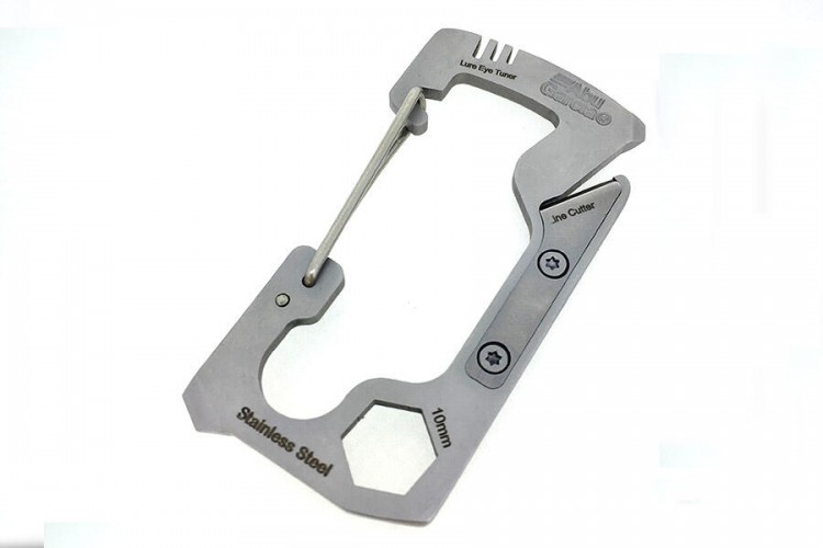 ABU GARCIA Multi Tool Carabiner Silver