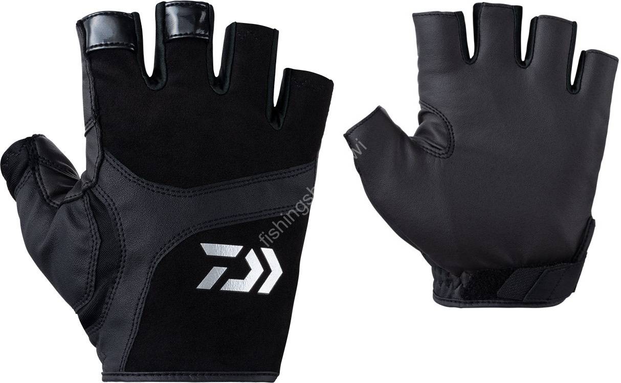 DAIWA DG 8123 Game Gloves 5fingers cut Black XL Wear buy at Fishingshop.kiwi