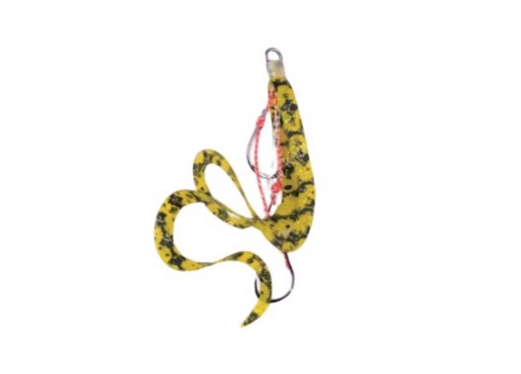 START Replacement Unit Triple Hook Short Curly M #64 黄色斑马 (2个)
