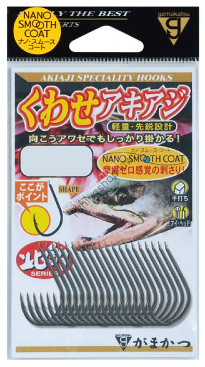 GAMAKATSU Kuze Aikazi [Nano Smooth Coat] #18 (20pcs)