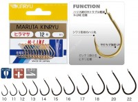 KINRYU 11106 H-Line Hiramasa Hook #10 Gold (12pcs)