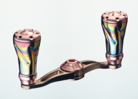 FISH ARROW x LIVRE Fire Aurora 68 F Pink Model Daiwa/Abu (Left) #Titanium/Pink