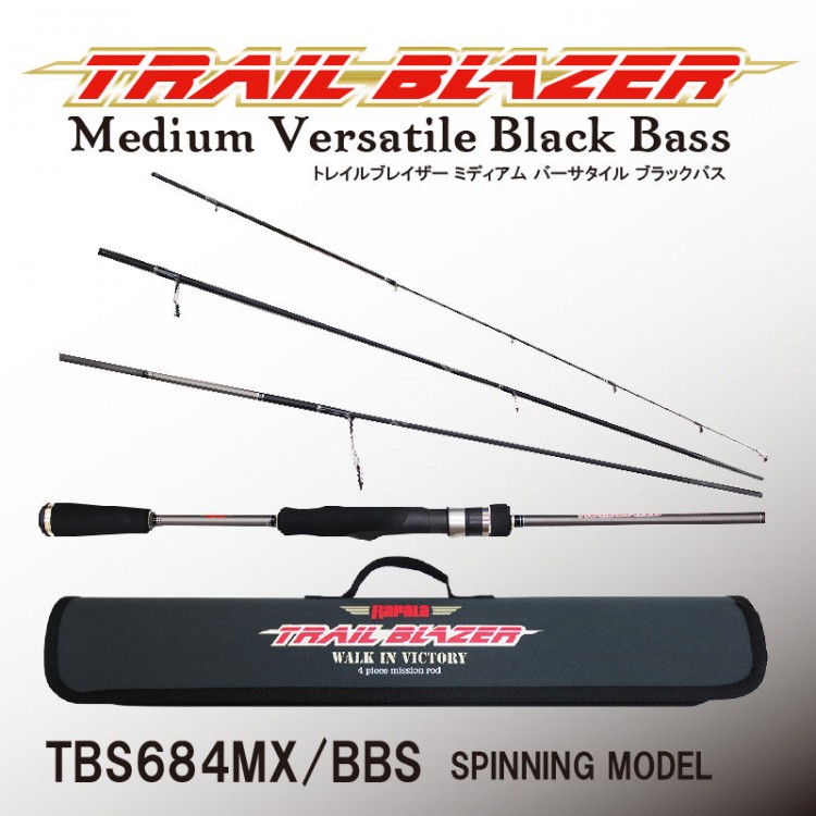 RAPALA Trail Blazer Medium Versatile Black Bass TBS684MX / BBS