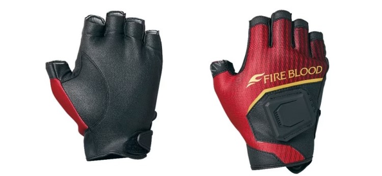 SHIMANO GL-111V Limited Pro Titanium Alpha Gloves 5 (Blood Red) XL