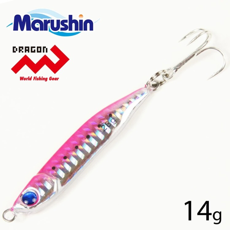 MARUSHIN Metal Jig G.T.O Pink 14g