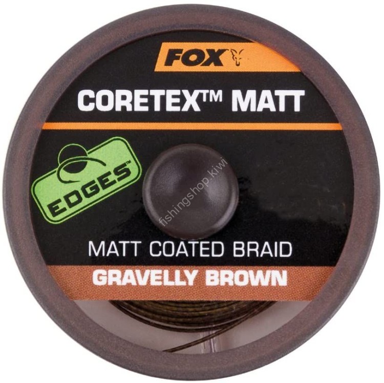 FOX Edges Coretex Matt [Gravelly Brown] 20m (15lb)