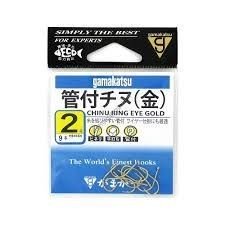 GAMAKATSU Chinu Ring Eye [Gold] #2 (9pcs)